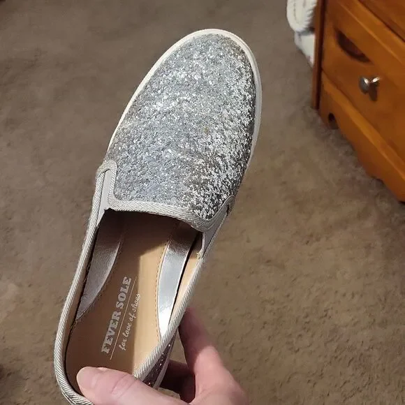 Fever Sole Sparkly Shoes - Picture 2 of 4